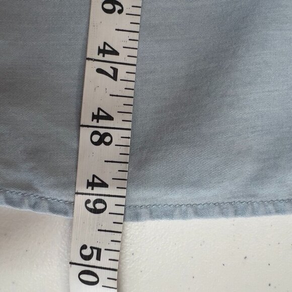 Vince Camuto Plus Chambray Elastic Straps Maxi Dress Women's 1X NWOT - Picture 10 of 11